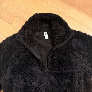 Varley Black Fleece Zip Up Jacket